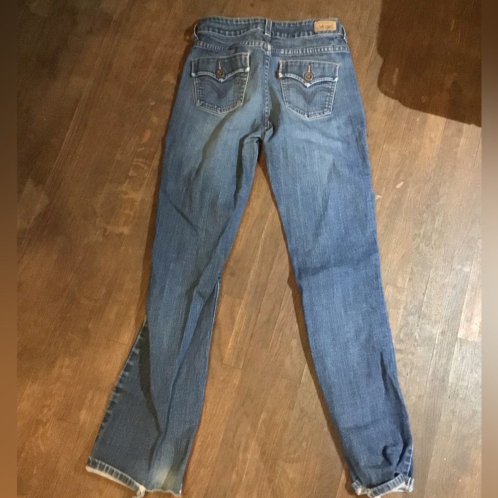 LeVIS  slender boot cut Blue Denim Women's Jeans